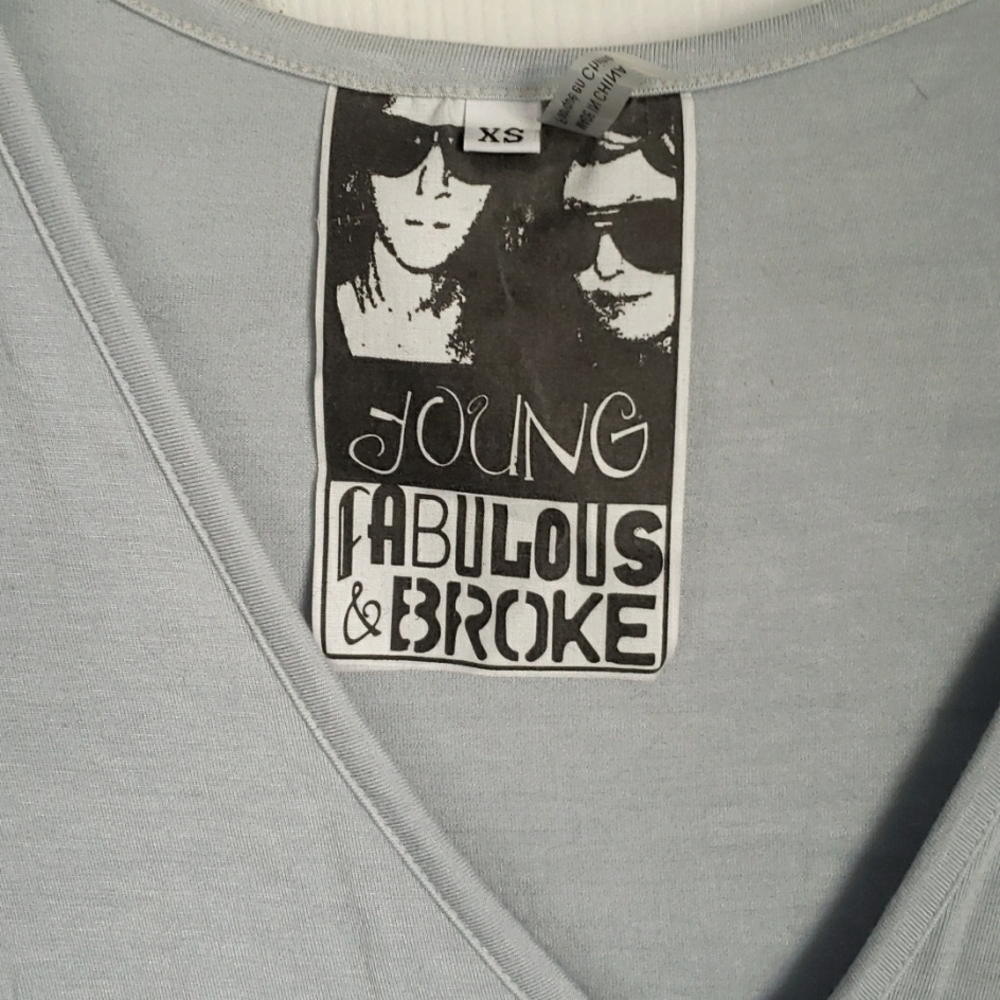 Young Fabulous and Broke ombre teal dress